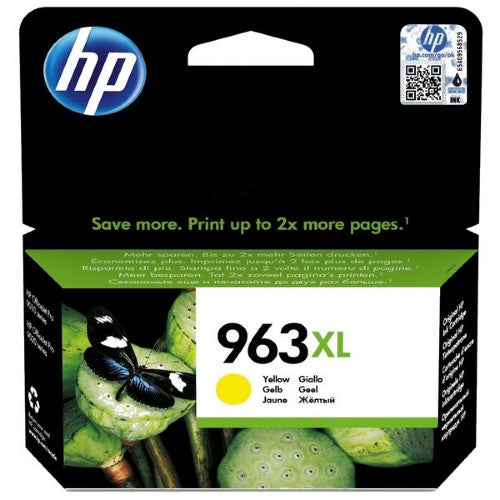 HP 3JA29AE/963XL Ink cartridge yellow high-capacity, 1.6K pages 22.92ml for HP OJ Pro 9010/e/9020/9020 e