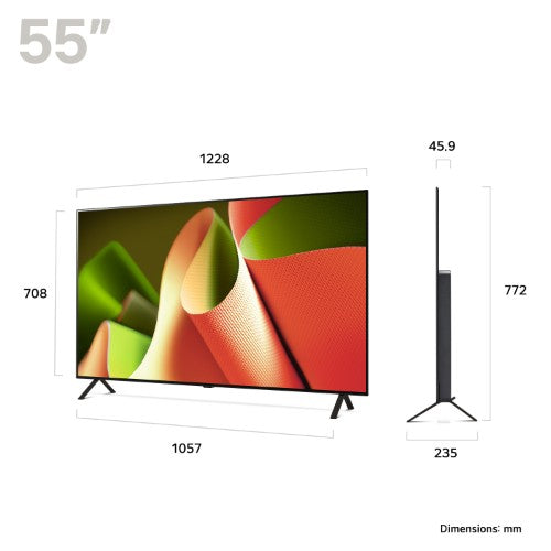 LG OLED55B46LA.AEK TV 139.7 cm (55") 4K Ultra HD Smart TV Wi-Fi Black