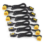 APC Power Cord Kit (6 ea), Locking, C19 to C20 (90 Degree), 1.2m