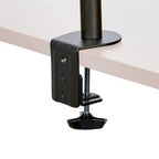 StarTech.com Desk Mount Dual Monitor Arm - Desk Clamp / Grommet VESA Monitor Mount for up to 32" (17.6lb/8kg) Displays - Ergonomic Articulating Monitor Arm - Height Adjustable/Tilt/Swivel/Rotating