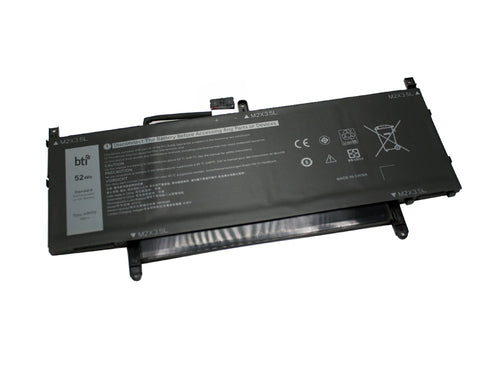 BTI 52Wh 4 cell HYMNG compatible battery for DELL LATITUDE 9510 2-IN-1 LATITUDE 9510