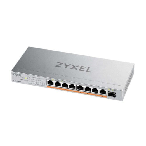 Zyxel XMG-108HP Unmanaged 2.5G Ethernet (100/1000/2500) Power over Ethernet (PoE)