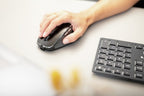 CHERRY DW 9500 SLIM keyboard Mouse included Universal RF Wireless + Bluetooth QWERTY Nordic Black, Grey