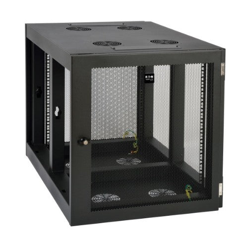Tripp Lite SRW12UHD SmartRack 12U Heavy-Duty Low-Profile Server-Depth Side-Mount Wall-Mount Small Rack Enclosure