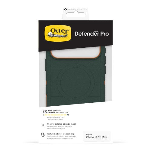 OtterBox Defender Pro MagSafe Series for Apple iPhone 17 Pro Max, Coopersmith
