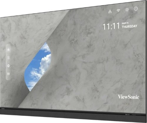 Viewsonic LDP136-071C Signage Display 3.45 m (136") LED Wi-Fi 600 cd/m² 4K Ultra HD Black Built-in processor Android 9
