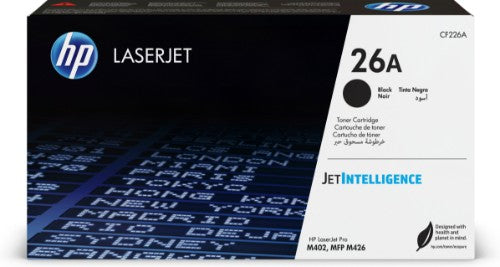 HP CF226A/26A Toner cartridge, 3.1K pages ISO/IEC 19752 for HP LaserJet M 402/e