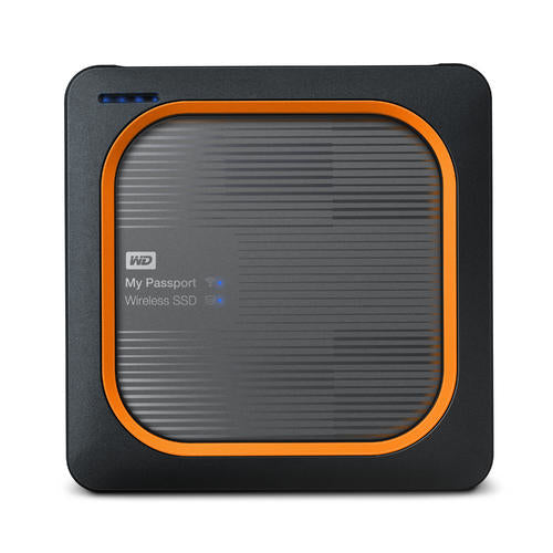 Western Digital My Passport Wireless 2 TB USB Type-A 3.2 Gen 1 (3.1 Gen 1) Wi-Fi Black, Orange