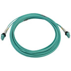 Tripp Lite N820X-10M-OM4 400G Multimode 50/125 OM4 Switchable Fiber Optic Cable (Duplex LC-PC M/M), LSZH, Aqua, 10 m (32.8 ft.)