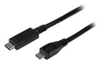 StarTech.com 3ft (1m) USB-C to Micro USB-B Cable, Data Cord, USB 2.0, USB C to Micro-B Data Transfer Cable