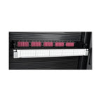 Tripp Lite N48K-15M8L60-B 40/100Gb Fiber Breakout Patch Panel, 40Gb to 4 x 10Gb, 100Gb to 4 x 25Gb, 15 MTP QSFP to 60 LC Duplex OM4 50/125 Multimode Ports, 1U