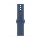 Apple MXLW3ZM/A smart wearable accessory Band Blue Fluoroelastomer