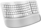 Logitech Wave Keys for Mac keyboard Home/Office Bluetooth QWERTY UK English White