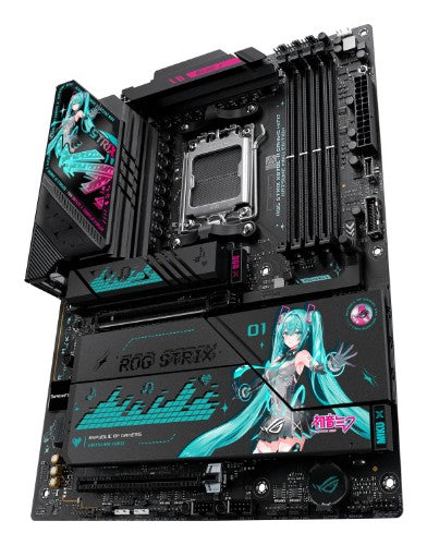 ASUS ROG STRIX X870E-H GAMING WIFI7 HATSUNE MIKU EDITION AMD X870E Socket AM5 ATX