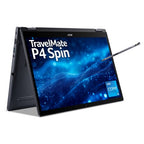 Acer TravelMate TMP414RN-53-TCO-52C7 Intel® Core™ i5 i5-1335U Hybrid (2-in-1) 35.6 cm (14") Touchscreen WUXGA 8 GB DDR4-SDRAM 256 GB SSD Wi-Fi 6E (802.11ax) Windows 11 Pro Blue