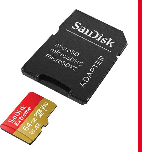 SanDisk Extreme 64 GB MicroSDXC UHS-I Class 10