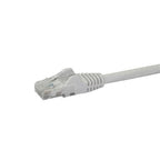 StarTech.com 100ft CAT6 Ethernet Cable - White CAT 6 Gigabit Ethernet Wire -250MHz 100W PoE RJ45 UTP Network/Patch Cord Snagless w/Strain Relief Individually Tested