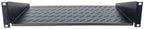 Intellinet 19" Cantilever Shelf, 2U, 2-Point Front Mount, 250mm Depth, Max 25kg, Black, Three Year Warranty