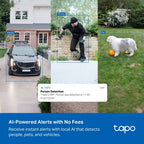 TP-Link Tapo Enhanced AI Solar Security Camera Ultra