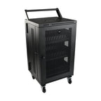 Tripp Lite CSHANDLEKIT Mobile Cart Conversion Kit with Handle, Casters and Power Cord Manager for Tablet/Chromebook Charging Stations