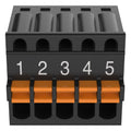 Axis TU6008 wire connector 5-PIN Black, Orange