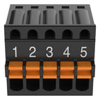 Axis TU6008 wire connector 5-PIN Black, Orange