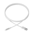 Tripp Lite M100-006-WH USB-A to Lightning Sync/Charge Cable (M/M) - MFi Certified, White, 6 ft. (1.8 m)