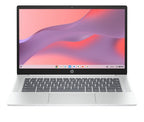 HP Chromebook 14a-nf0007nax Intel® N N100 35.6 cm (14") HD 4 GB LPDDR5-SDRAM Wi-Fi 6E (802.11ax) ChromeOS Silver