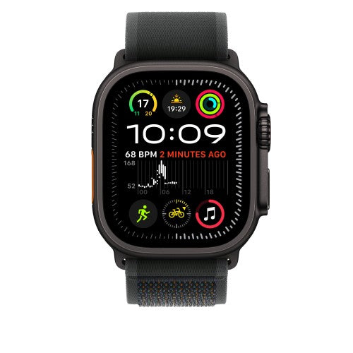 Apple 49mm Black Trail Loop - S/M - Black Titanium Finish