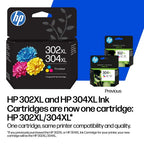HP B82L1AE/302/304 Printhead cartridge multi pack black + color 120pg + 100pg Pack=2 for HP DeskJet 1110/2130/2620/3720/OfficeJet 5200