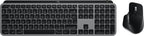 Logitech Master MX Keys S Combo for Mac keyboard Mouse included Home/Office RF Wireless + Bluetooth QWERTY US International Aluminium, Black