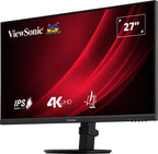 Viewsonic VG Series VG2708-4K LED display 68.6 cm (27") 3840 x 2160 pixels 4K Ultra HD Black