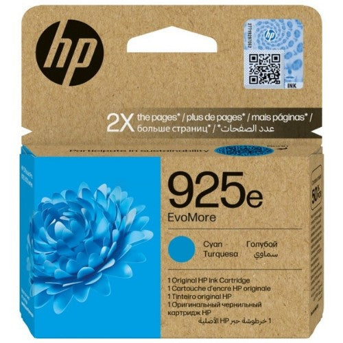 HP 4K0W0PE/925E Ink cartridge cyan EvoMore, 800 pages ISO/IEC 19752 for HP OJ Pro 8120/e