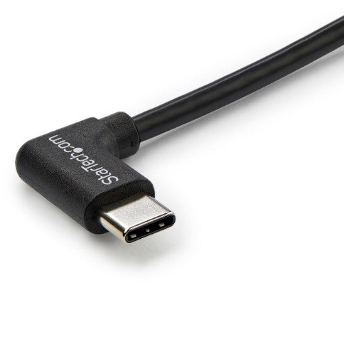 StarTech.com 3ft (1m) USB-C Charging Cable, Right-Angled, Charge & Sync, 60W (3A) PD, USB 2.0 Laptop Charger Cable - USB C Charging Cord