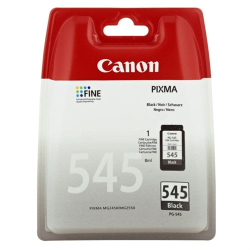 Canon 8287B004/PG-545 Printhead cartridge black Blister, 180 pages 8ml for Canon Pixma MG 2450