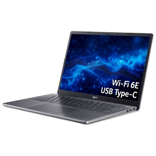 Acer Chromebook Enterprise 514 NX.KREEK.002 laptop AMD Ryzen™ 5 7520C 35.6 cm (14") WUXGA 8 GB LPDDR5x-SDRAM 256 GB SSD Wi-Fi 6E (802.11ax) ChromeOS Charcoal, Grey