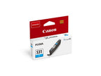 Canon 6119C001/CLI-531C Ink cartridge cyan, 515 pages ISO/IEC 19752 191 Photos 8.2ml for Canon Pixma TS 8750
