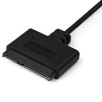 StarTech.com SATA to USB-C Cable, USB 10Gbps to 2.5in SATA I II III Hard Drive Adapter, External Converter for SSD or HDD Data Transfer