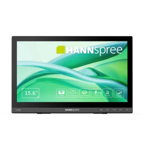Hannspree HT165HPB computer monitor 39.6 cm (15.6") 1920 x 1080 pixels Full HD LCD Touchscreen Black