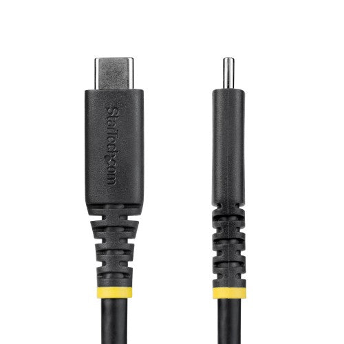 StarTech.com 2m (6ft) USB4 Cable, 20Gbps, USB-IF Certified USB-C Cable, 240W PD EPR, 4K 120Hz DP 1.4, TPE Jacket, Black USB-C Cord