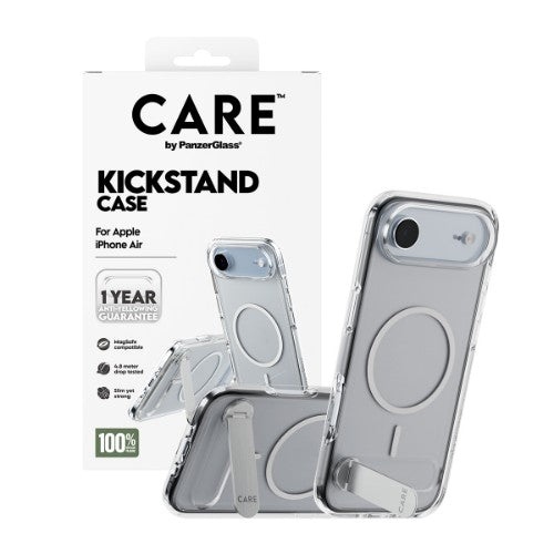 PanzerGlass CARE by ® Feature Case Transparent w. Kickstand & MagSafe iPhone Air