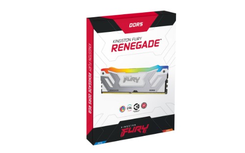 Kingston Technology FURY 48GB 8800MT/s DDR5 CL42 CUDIMM (Kit of 2) Renegade RGB White