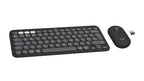 Logitech 920-012233 keyboard Mouse included Universal RF Wireless + Bluetooth QWERTY UK English Graphite
