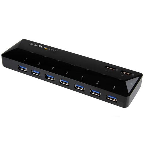 StarTech.com 7-Port USB 3.0 Hub (5Gbps) plus Dedicated Charging Ports - 2 x 2.4A Ports