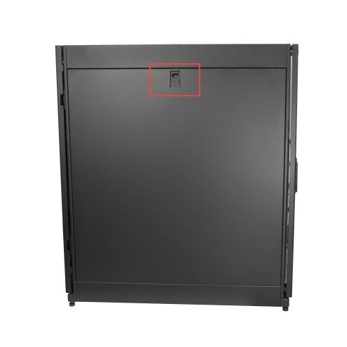 StarTech.com 25U Enterprise-Grade Server Rack Cabinet Kit, 19in Enclosed 4-Post Rack with Built-in Cable Management, 35in (89cm) Mounting Depth, 3307lb (1500kg) Capacity