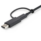 StarTech.com 3.3ft (1m) USB-C Cable with USB-A Adapter Dongle, USB 10Gbps/5Gbps, 100W (5A) PD, 8K 60Hz / 4K 144Hz DP Alt Mode - Thunderbolt Compatible