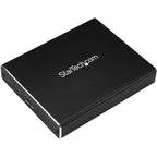 StarTech.com Dual-Slot Drive Enclosure for M.2 SATA SSDs - USB 3.1 (10Gbps) - RAID - TAA