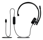 Logitech H570E Headset Wired Head-band Office/Call center USB Type-C Black