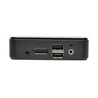 Tripp Lite B004-DP2UA2-K 2-Port DisplayPort KVM Switch 4K 60 Hz with Audio, Cables and USB Peripheral Sharing
