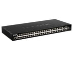 D-Link 48-Port Gigabit Stackable Smart Managed Switch with 2 x 10GBase-T Ports & 2 x 10G SFP+